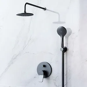 Душевая система со смесителем для душа Am.Pm X-Joy чёрный матовый FB85A1RH02, 3