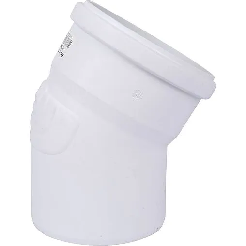 Отвод внутренний бесшумный D=110мм Угол 30° Rehau Raupiano Plus 11231351001