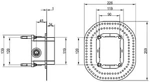 Скрытая часть Villeroy&Boch Vi-Box TVS00035100000 Скрытая часть Villeroy&Boch Vi-Box TVS00035100000, 2