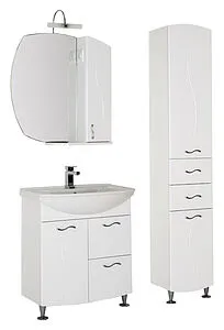 Шкаф-зеркало Aquanet Моника 75 R белый 00186774 Шкаф-зеркало Aquanet Моника 75 R белый 00186774, 3