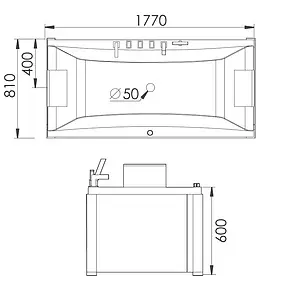 Ванна акриловая с гидромассажем Gemy 177x81 G9076 K Ванна акриловая с гидромассажем Gemy 177x81 G9076 K, 2