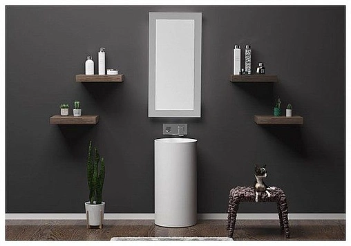 Раковина Aquanet Circle V28 43 белый 00198950