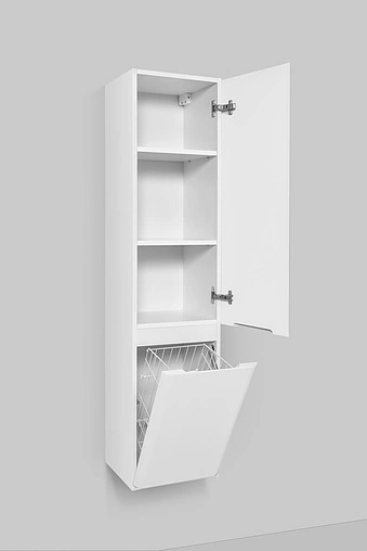 Шкаф-пенал подвесной с бельевой корзиной Am.Pm Bliss D 34 R белый глянец M55CHR0341WG