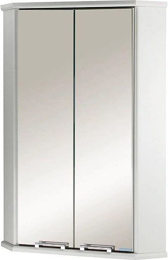 Шкаф-зеркало Aquaton Призма 2М белый 1A007003PZ010