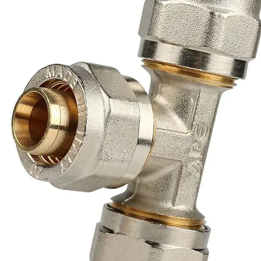 Тройник компрессионный соединительный 20мм x 20мм x 20мм Stout SFS-0009-000020