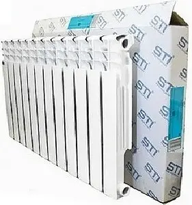 Радиатор алюминиевый 12 секций STI Classic 350/80 Радиатор алюминиевый 12 секций STI Classic 350/80, 3