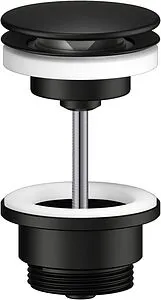 Выпуск автоматический для раковины Nobili чёрный матовый AV00110/11BM Выпуск автоматический для раковины Nobili чёрный матовый AV00110/11BM, 1