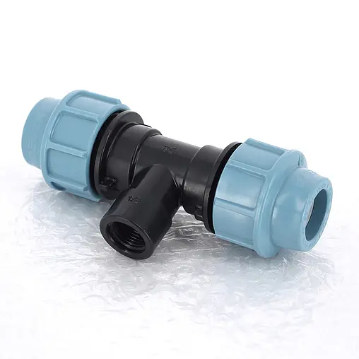 Тройник компрессионный переходной 25мм x ½&quot;в x 25мм Unidelta 1007025002