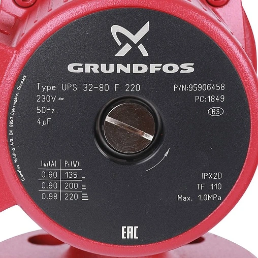 Насос циркуляционный Grundfos UPS 32-80 F 220 95906458