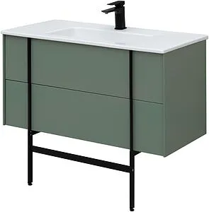 Тумба под умывальник подвесная Allen Brau Reality 100 олива 1.32007.CGM Тумба под умывальник подвесная Allen Brau Reality 100 олива 1.32007.CGM, 4