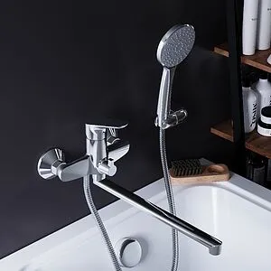 Смеситель для ванны с длинным изливом Damixa Jupiter хром 779500001 Смеситель для ванны с длинным изливом Damixa Jupiter хром 779500001, 3