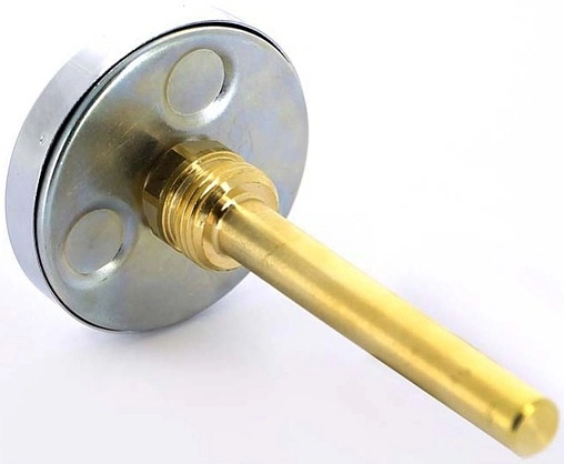 Термометр биметаллический Watts F+R801 63мм 120°С гильза 100мм ½&quot; 10005811