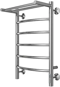 Полотенцесушитель электрический лесенка Terminus Классик с/п П6 400х650 электро quick touch полированная сталь 4670078531384, 1