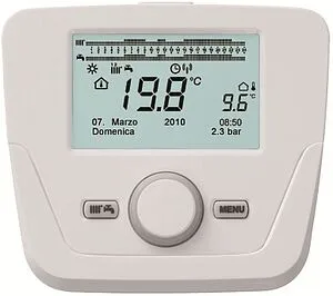 Комнатный терморегулятор для котлов LUNA Platinum+ и LUNA Duo-tec MP Baxi QAA 75 белый 7102442--, 1