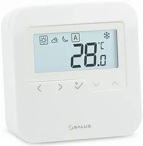 Беспроводной комнатный терморегулятор ZigBee Salus SMART HOME белый HTRS-RF(30) Беспроводной комнатный терморегулятор ZigBee Salus SMART HOME белый HTRS-RF(30), 1