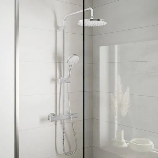 Душевая система с термостатом для душа Hansgrohe Vernis Blend 230 1jet Green хром 26318000