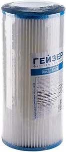 Лепестковый картридж для механической очистки воды Big Blue 10" Гейзер PPL 50724 Лепестковый картридж для механической очистки воды Big Blue 10" Гейзер PPL 50724, 1