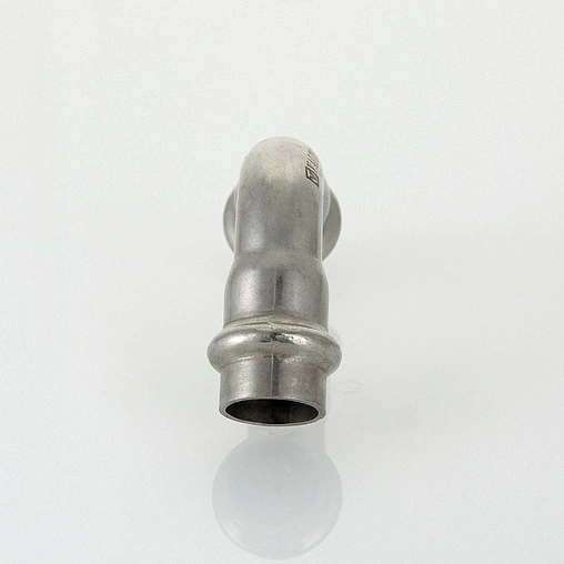 Уголок пресс двухраструбный 22мм угол 90° Valtec VT.INOX-PRESS VTi.951.I.002222