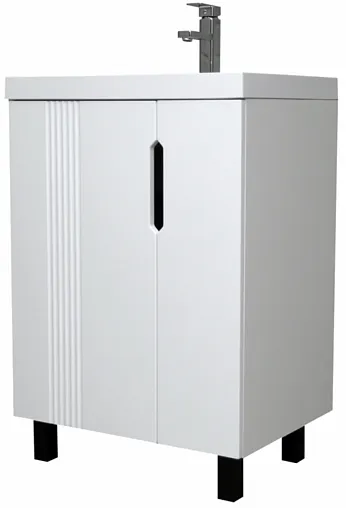 Тумба под умывальник напольная Айсберг Bazis 60 белый DA3501T