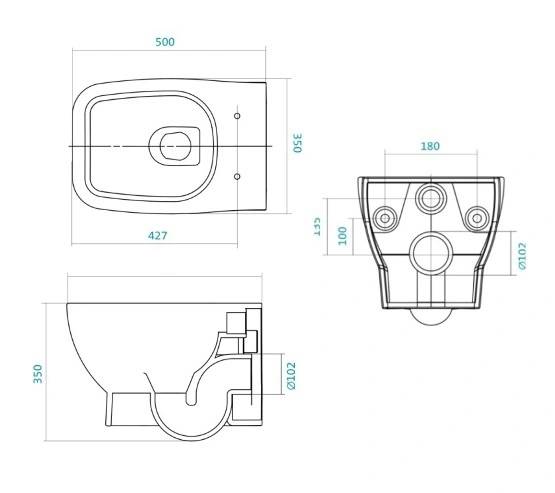 Комплект 5 в 1 Santek Нео 1WH501543 с кнопкой хром глянцевый Комплект 5 в 1 Santek Нео 1WH501543 с кнопкой хром глянцевый