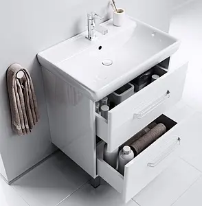 Тумба под умывальник напольная Aqwella Neo 80 белый NEO0108, 4