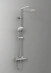 Душевая система с термостатом для душа Ideal Standard IdealRain хром A6247AA Душевая система с термостатом для душа Ideal Standard IdealRain хром A6247AA, 3