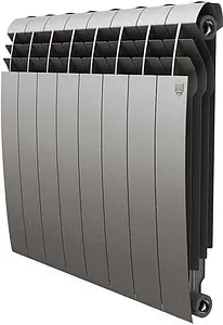 Радиатор алюминиевый 8 секций Royal Thermo BiLiner Alum 500 Silver Satin RTBASS50008 Радиатор алюминиевый 8 секций Royal Thermo BiLiner Alum 500 Silver Satin RTBASS50008, 1