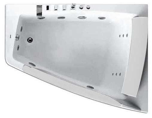 Ванна акриловая с гидромассажем Gemy 170x130 R G9056 B R