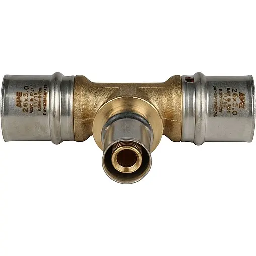 Тройник пресс редукционный 26мм x 16мм x 26мм APE AP131 26x16x26