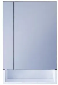 Шкаф-зеркало Milardo Volga 50 белый VOL5000M99, 3