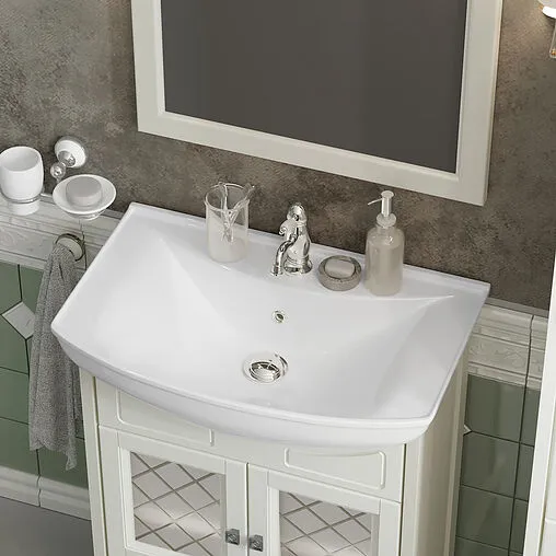 Тумба-умывальник напольная Opadiris Омега 65 слоновая кость 00-00003138+4640021062296