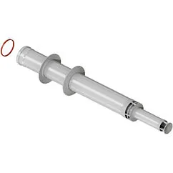 Коаксиальная труба Ø 60/100мм L=750мм с наконечником Rommer RCA-6010-001751