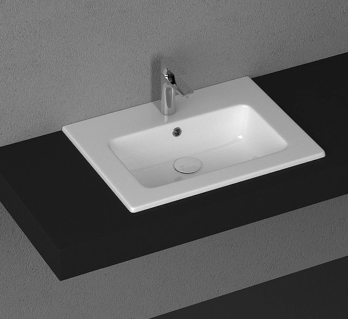 Тумба-умывальник подвесная ISVEA Pro 60 серый 21MGS070061I+10SL50061SV