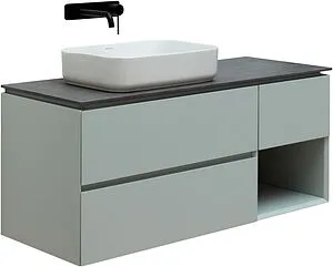 Тумба-умывальник подвесная Allen Brau Infinity 120 L папирус 1.21005.PWM+, 1