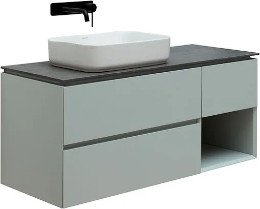 Тумба-умывальник подвесная Allen Brau Infinity 120 L папирус 1.21005.PWM+