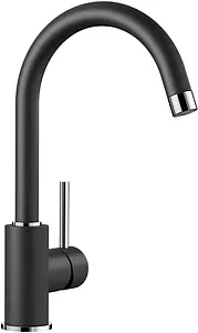 Смеситель для кухни Blanco Mida Silgranit чёрный/хром 526232 Смеситель для кухни Blanco Mida Silgranit чёрный/хром 526232, 1