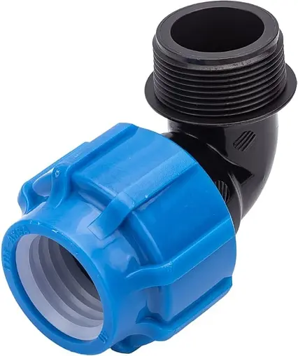 Уголок компрессионный переходной 40мм x 1½&quot;н ТПК-Аква 50014112