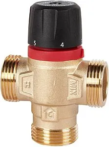 Трехходовой термостатический смесительный клапан 1" +20...+43°С Kvs 1.6 Rommer RVM-0131-164325 Трехходовой термостатический смесительный клапан 1" +20...+43°С Kvs 1.6 Rommer RVM-0131-164325, 1