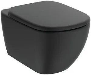 Крышка-сиденье для унитаза с микролифтом Ideal Standard Tesi Silk Black черный матовый T3529V3 Крышка-сиденье для унитаза с микролифтом Ideal Standard Tesi Silk Black черный матовый T3529V3, 4