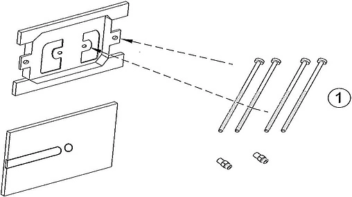 Клавиша смыва для унитаза Jacob Delafon E4326-38R хром велюр