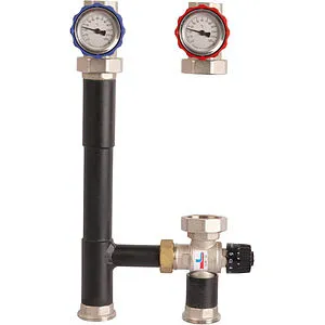 Насосный модуль с термостатическим смесительным клапаном 1½&quot;н х 1&quot;в Rommer RDG-0002-002503 без насоса, 1