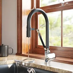 Смеситель для кухни с подключением к фильтру Am.Pm Like хром/чёрный F8007802, 3