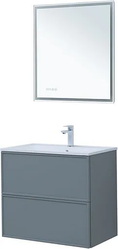 Тумба-умывальник Aquanet Арт 75 мисти грин 00313275+00318925