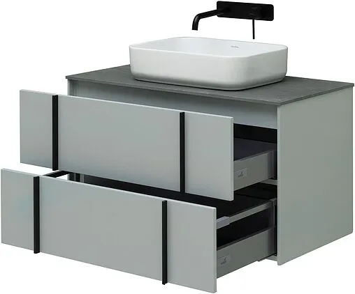 Тумба-умывальник подвесная Allen Brau Reality 90 папирус 1.32006.PWM+