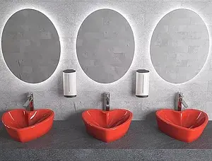 Раковина Sanita Luxe Love is Red 45 красный LOVSLWB03, 5