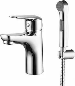 Смеситель для раковины с гигиеническим душем IDDIS Torr хром TORSB00i08 Смеситель для раковины с гигиеническим душем IDDIS Torr хром TORSB00i08, 1