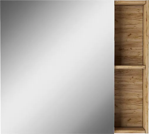 Шкаф-зеркало Домино Craft 80 дуб вотан DCr2204HZ