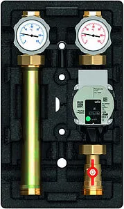 Насосный модуль с прямым контуром 1¼&quot;в х 1½&quot;н Meibes UK M66812.36WIRU с насосом Wilo PARA SC 30-7.0, 1