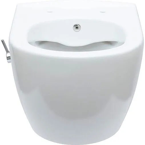 Унитаз подвесной безободковый с функцией биде и встроенным смесителем Logan L5W City белый 00312562