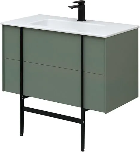 Тумба-умывальник подвесная Allen Brau Reality 90 олива 1.32006.CGM+